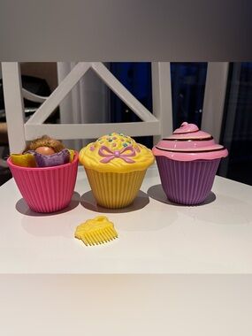 1990s Vintage tonka Cupcake dolls Toy lot incomplete